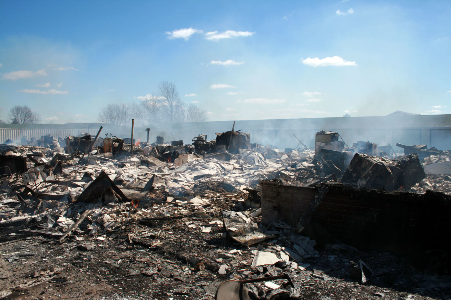 Investigation photos from 109 Knaup Drive explosion